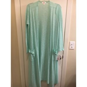Aqua Lularoe Sarah Cardigan